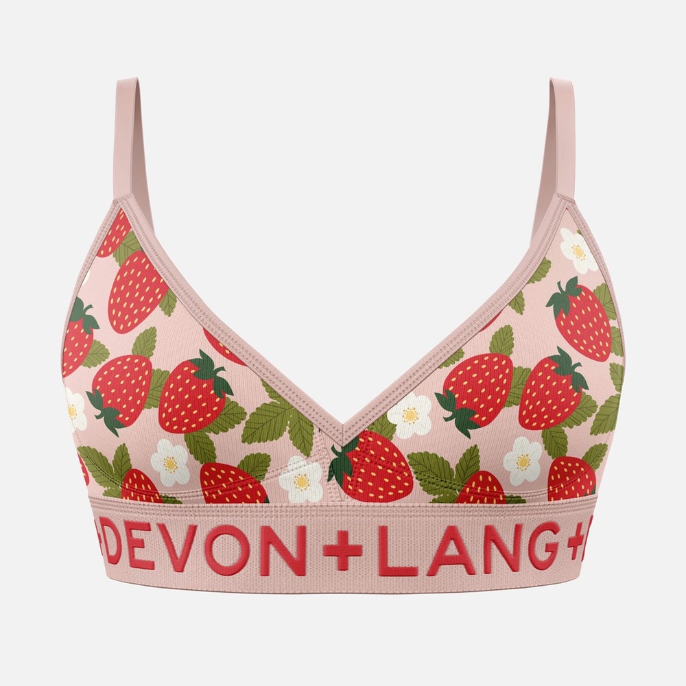 Devon + Lang Bria Bralette - Wild Strawberry 🍓